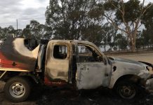 Brigade vehicle stolen and torched Midland Express Langley-Barfold Fire Brigade's support vehicle was found torched near Lake Eppalock last Wednesday.