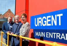 $780,000 beds boost Local LGBTIQ community consultant Sherene Clow, Castlemaine District Community Health prevention and allied health manager Louise Falconer, Castlemaine Community House manager Martyn Shaddick and Central Victorian Primary Care Partnership's Emma Shannon celebrate Friday's $76,140 announcement.