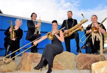 Homegrown jazz debut Members of the 18-piece Goldfelds Jazz Orchestra, Jude Russell, Emmanuel Hall, Kirsten Boerema, Michael Timcke and Wendy Laidler are looking forward to the orchestra's big debut gig at the Castlemaine Jazz Festival.