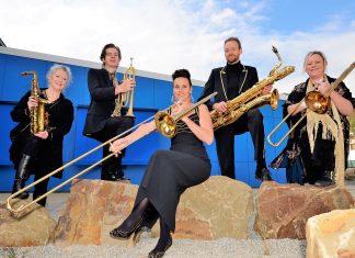 Homegrown jazz debut Members of the 18-piece Goldfelds Jazz Orchestra, Jude Russell, Emmanuel Hall, Kirsten Boerema, Michael Timcke and Wendy Laidler are looking forward to the orchestra's big debut gig at the Castlemaine Jazz Festival.