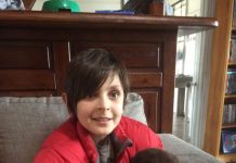 Jarrah’s fight for sight Jarrah with his new prosthetic eyes and his puppy dog.