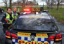 Stepping up enforcement Leading Senior Constables Georgie Thompson and Simone Anstee reveal the new-look police vehicles.