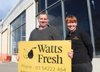 Watts on the move Dean and Sherril Lamb have secured a prime piece of real estate in the old Kyneton Toyota premises and expect to welcome shoppers to a new-look store by Christmas.