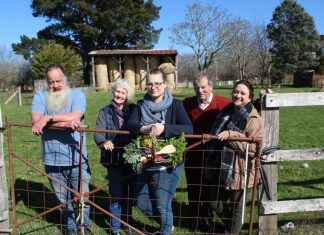 Feed it forward Keen to see Feed it Forward in action are local residents Milos Starec and Ruth Mason, acting Lancefield Neighbourhood House coordinator Alison Gamble, Macedon Ranges councillor Bill West and Romsey Neighbourhood House coordinator Michelle Balthazar.