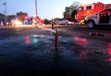 Fire closes High Street Photo: Brian Wilson ietsystems