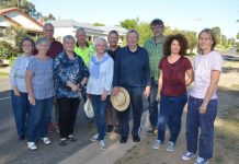 Tower proposal ignites debate A large number of Wesley Hill residents, including the small number pictured, are opposed to the tower plans.