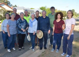 Tower proposal ignites debate A large number of Wesley Hill residents, including the small number pictured, are opposed to the tower plans.