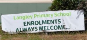 Langley Primary School is seemingly languishing with an enrolment of just eight students and permanent staff departing.
