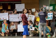 Students ‘strike’ for climate change Some of the Castlemaine students involved in Friday's 'Strike for Climate' action at the Bendigo office of Nationals Senator Bridget McKenzie.