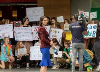 Students ‘strike’ for climate change Some of the Castlemaine students involved in Friday's 'Strike for Climate' action at the Bendigo office of Nationals Senator Bridget McKenzie.