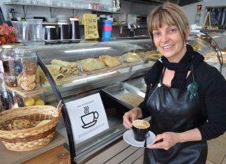 On the house Castlemaine café owner Dot Hardman invites community members to get behind the 'One on the House' initiative.