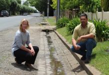 Residents gutted Edgecombe Street residents Helen and Dale Gillis are fighting a council plan to rip up the 180-year-old bluestone guttering in their street.