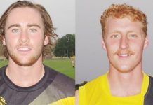 Kyneton U18 coach needed…VFL players set to assist Max O'Sullivan (left) and Patrick McCarthy will bring senior level training to the Under 18s.