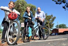 Respect our cyclists: road aggro alarm Castlemaine health professionals and concerned parents Dr Marg Peck and Susie Burke and cyclist Rob Scott are calling for a bit more respect and tolerance on our roads.