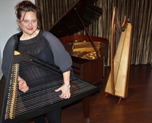 Kyneton harpist Mary Doumany is set to present a unique concert performance in the Kyneton Mechanics Institute on March 10.