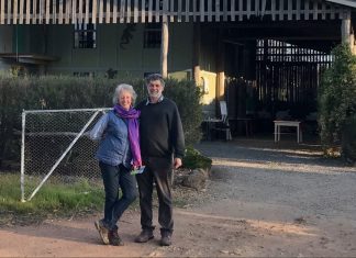 A long road to recovery Clare and Win today.