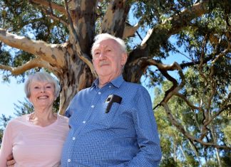 One in a million Caroline and Terry Bellair in Castlemaine.