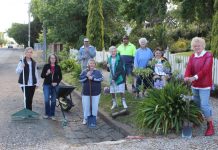 Residents vow to fight Helen Gillis, Lydia Beshara, Alf Holmes, Julie Edmondston, Shirley Francis, Dale Gillis, Betty McClure, Carole Hemming and Dawn Holmes have maintained their treasured bluestone gutters for decades.