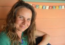 Cartoon lab Castlemaine's Trace Balla.