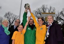 Lights up after dark