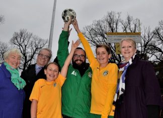 Lights up after dark