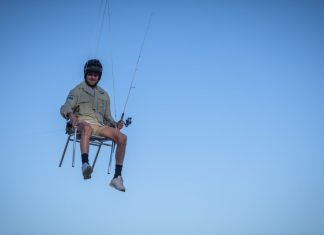 Drone daredevils take fishing to new heights at Upper Coliban Reservoir