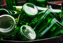Public glass recycling skip bins on the way
