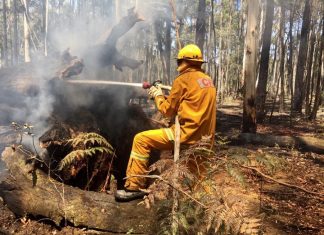 Brigades battle burn-offs