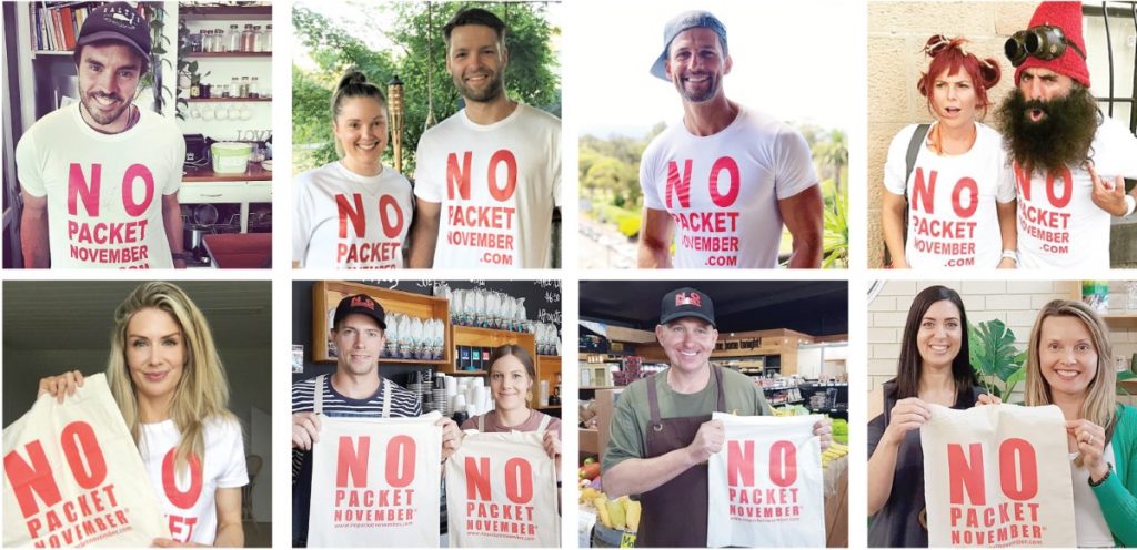 Join the campaign for No Packet November!