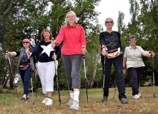 Walking the walk…Nordic pole style in Castlemaine