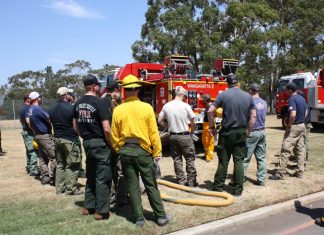 USA firefighters assist