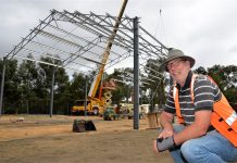 New Castlemaine locomotive stable takes shape in $1M move