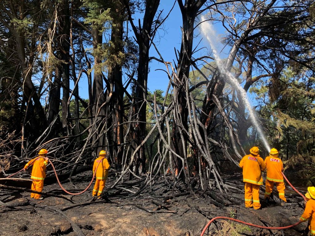 Children seen fleeing scene of suspicious fires
