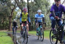 Shared trail on track