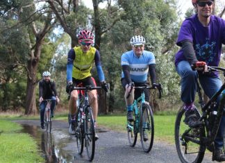 Shared trail on track