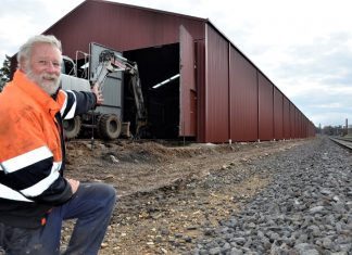 Now that’s a shed! Rail precinct steams ahead