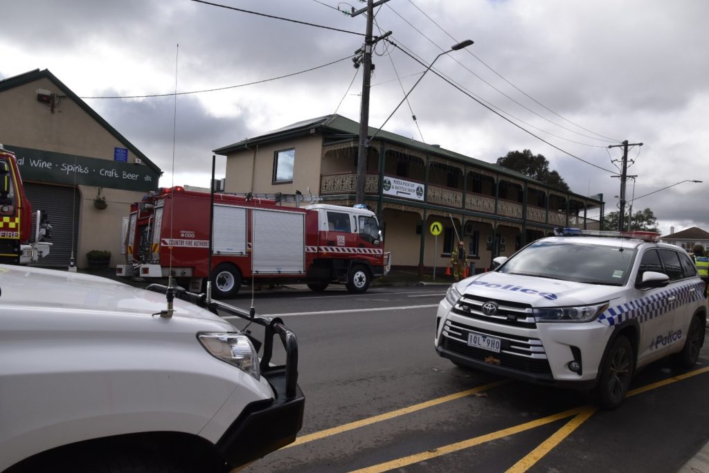 False alarm at Woodend’s historic Victoria Hotel