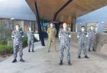 ADF assists at Kyneton testing clinic