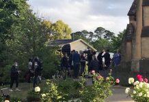 Filming in Fisher Street