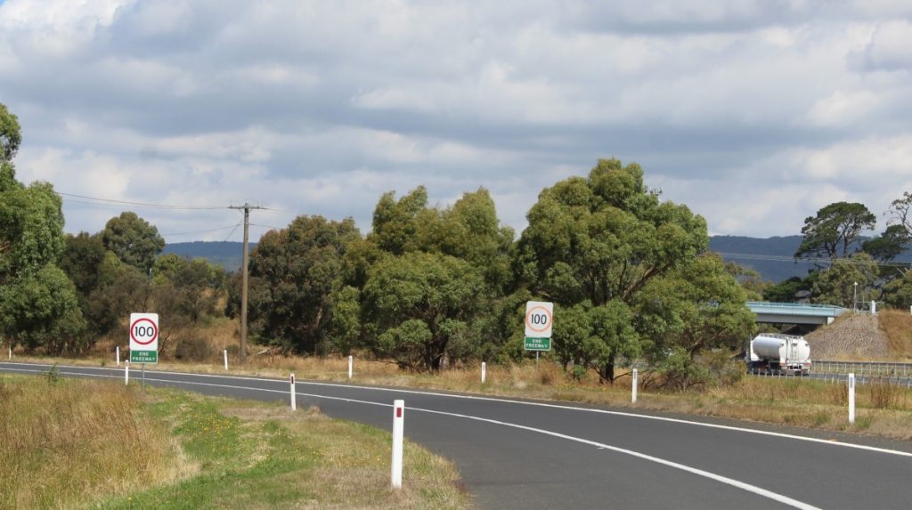 Is this exit speed safe?