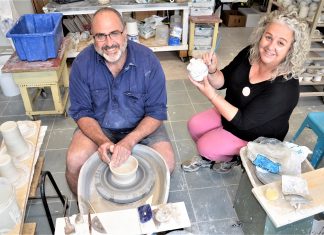 Pottery art as big as an ox…
