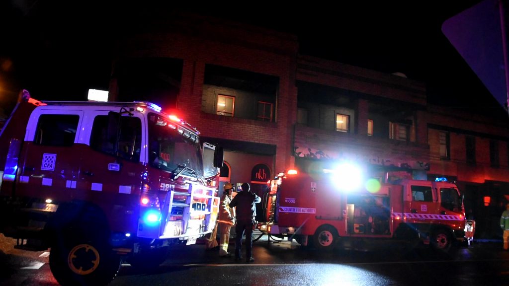 Kyneton hotel fire leads to arrest