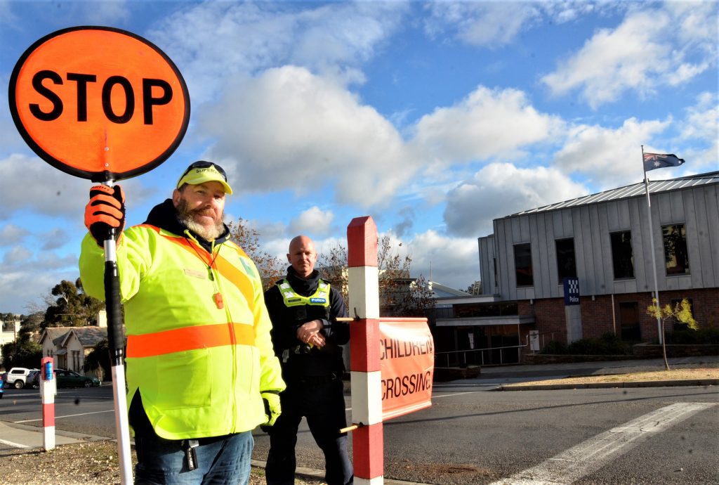 Line crossed at school crossing
