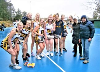 Dual netball celebrations