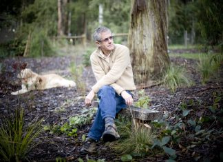 Don Watson in conversation in Woodend