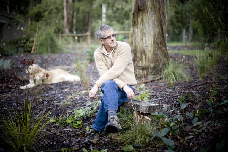 Don Watson in conversation in Woodend