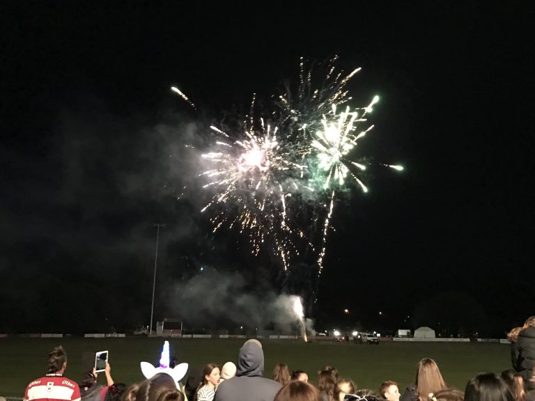 Fireworks but no show