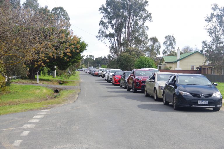 Hundreds turn out for testing