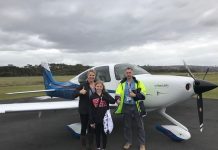 Vet takes to the skies