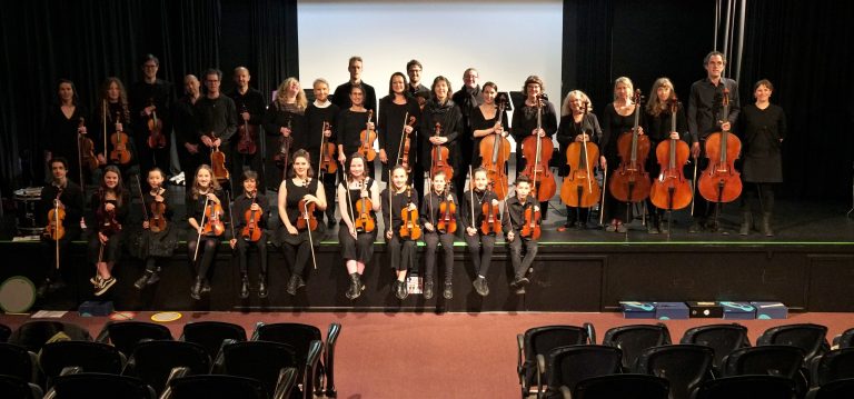 Epic orchestra performance